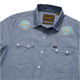 Howler Brothers Crosscut Deluxe Snapshirt Fresh Blooms