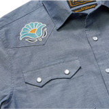 Howler Brothers Crosscut Deluxe Snapshirt Fresh Blooms