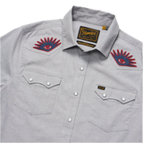 Howler Brothers Crosscut Deluxe Snapshirt High Time Grey