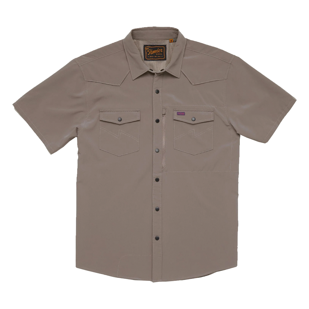 Howler Brothers Emerger Tech Shortsleeve Shirt Ash