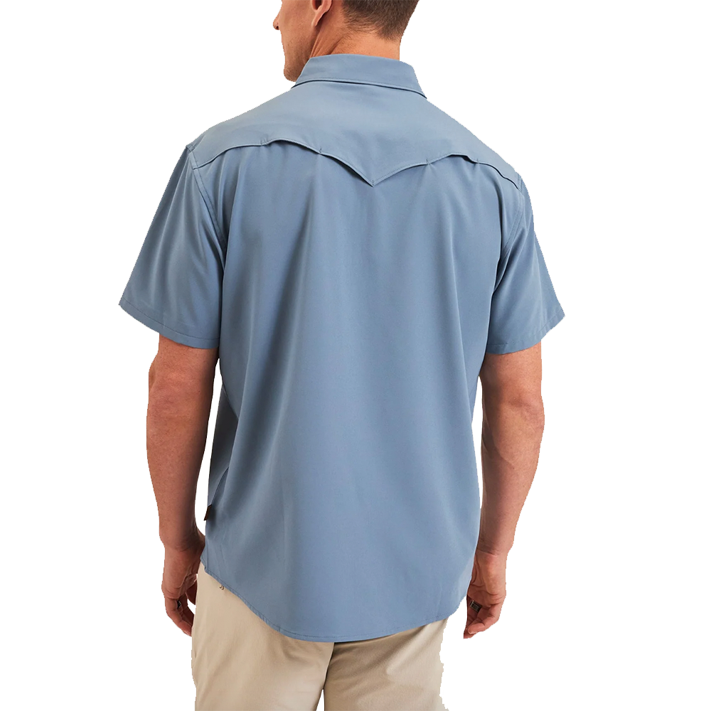 Howler Brothers Emerger Tech Shortsleeve Shirt Berges Blue