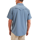 Howler Brothers Emerger Tech Shortsleeve Shirt Berges Blue