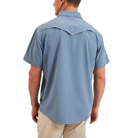 Howler Brothers Emerger Tech Shortsleeve Shirt Berges Blue