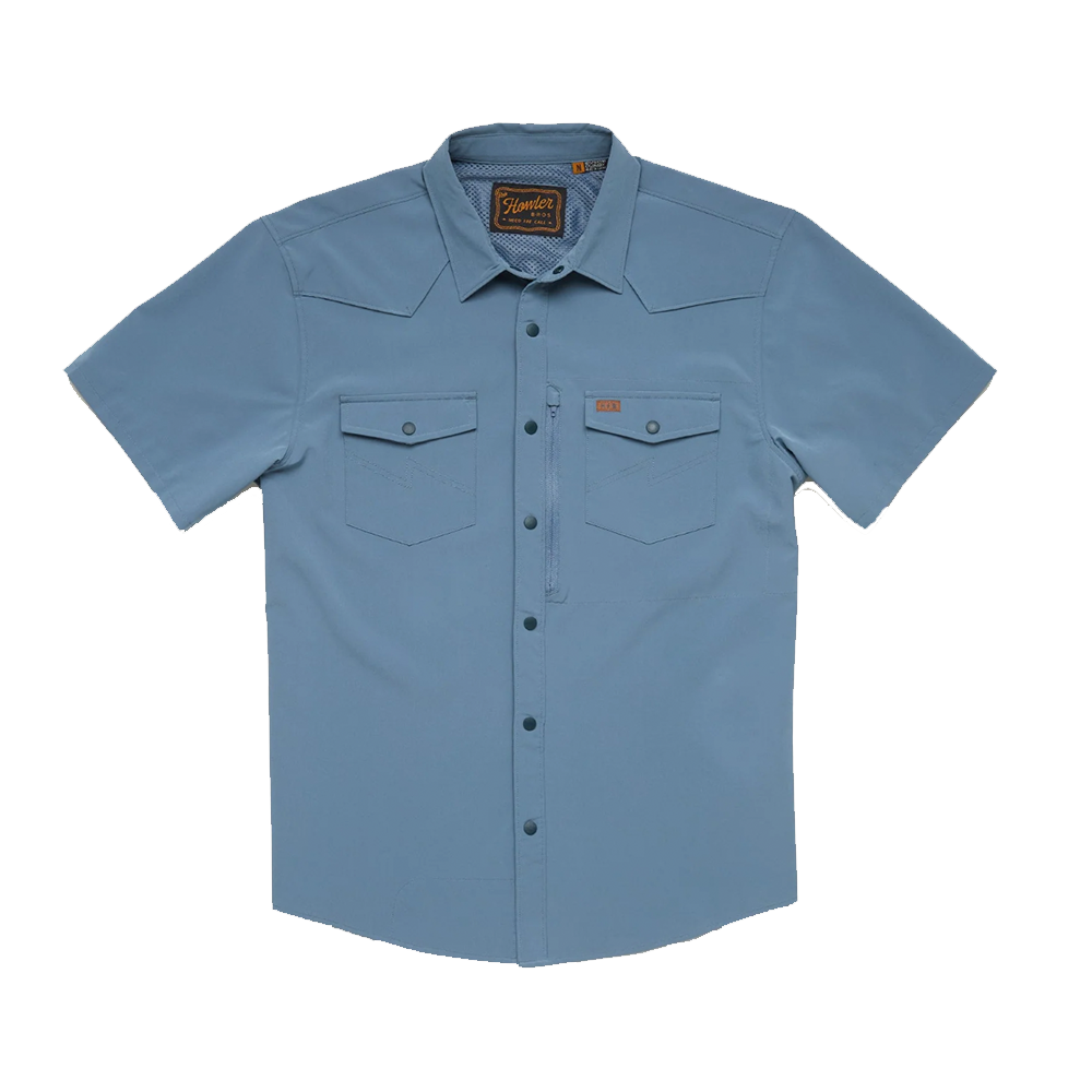 Howler Brothers Emerger Tech Shortsleeve Shirt Berges Blue