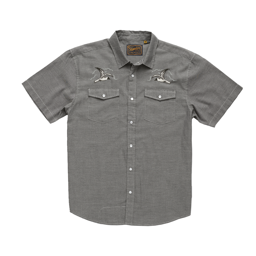 Howler Brothers H Bar B Seagull Oxford Snapshirt