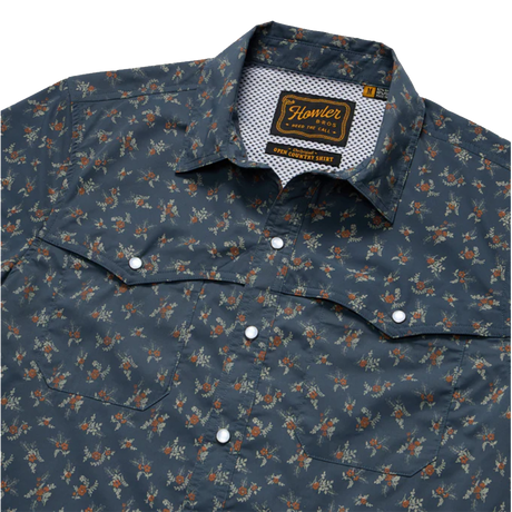 Howler Brothers Open Country Tech Shirt Slate Rancher Floral