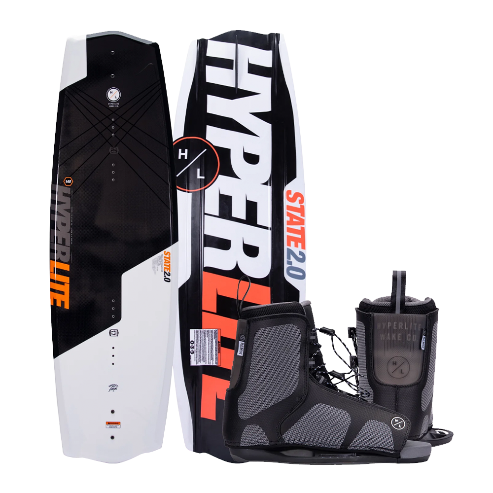 2025 Hyperlite State 2.0 Wakeboard With Hyperlite Remix Bindings