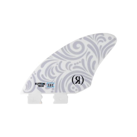 Ronix 3.6in Fiberglass Button Tech Aloha Center Wakesurf Fin