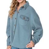 Wake Effects Womens Kami Oversized Shirt Jacket