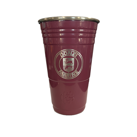 Donzi 16oz Laser Etched Cup Maroon