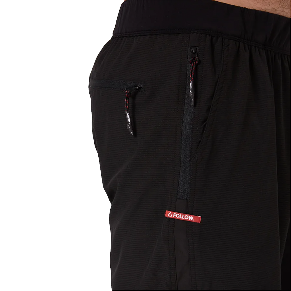 Follow Brand Tech Shorts Black