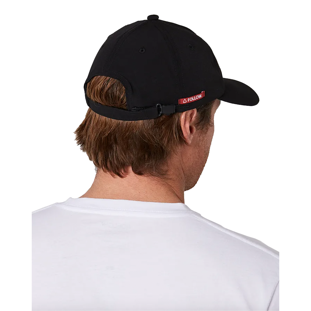 Follow Brand Tested Cap Black