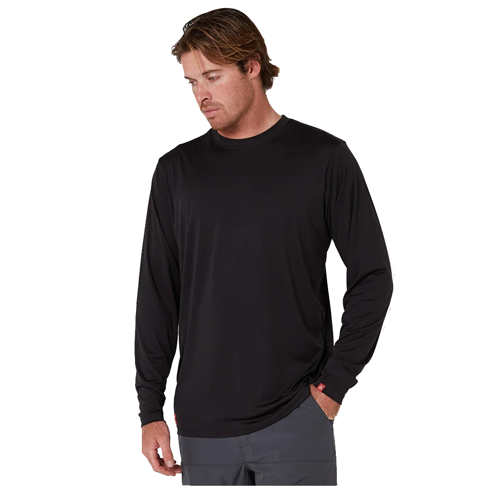 Follow Brand Long Sleeve Sun Shirt Black