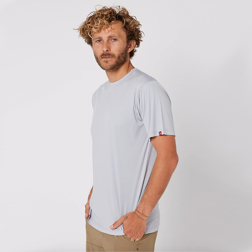 Follow Brand Sun Tee Light Grey