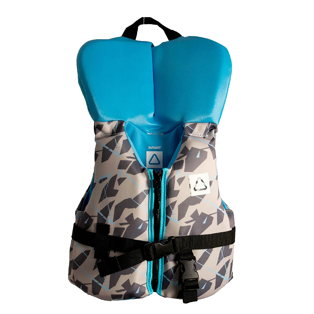 Follow Wake Pop Infant Life Vest Gray/Blue