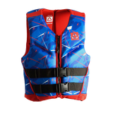 Follow Wake Youth Pop CGA Life Vest Red