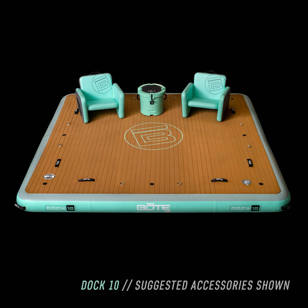 Bote Dock 10ft x 10ft suggested accessories