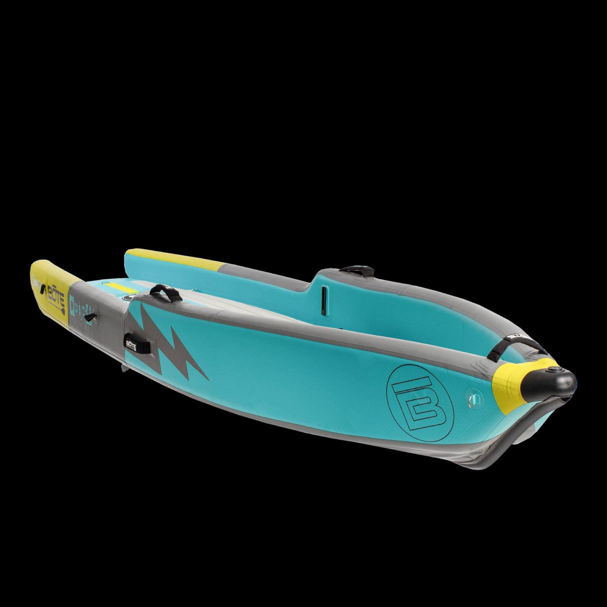 Bote Deus Aero 11ft Native Citron Inflatable Kayak with out seat