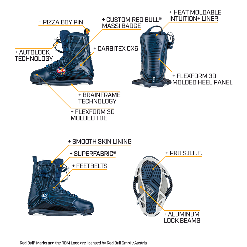 2022 Ronix RXT Wakeboard Boots