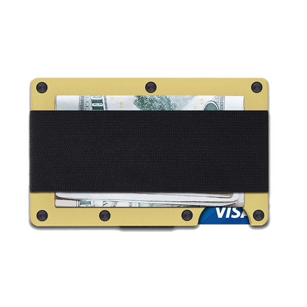 Ridge Gold Aluminum Wallet