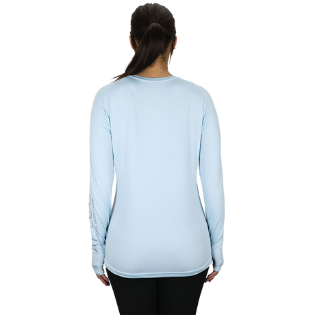 Fountain Boats Women's Drive UPF Dri Fit Sky Blue Shirt