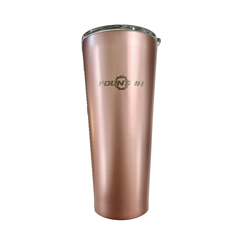 Fountain Powerboats Rose Metallic 24oz Tumbler