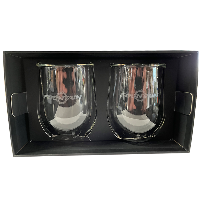 Fountain Powerboats Stemless Glass Set