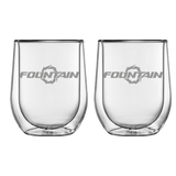 Fountain Powerboats Stemless Glass Set