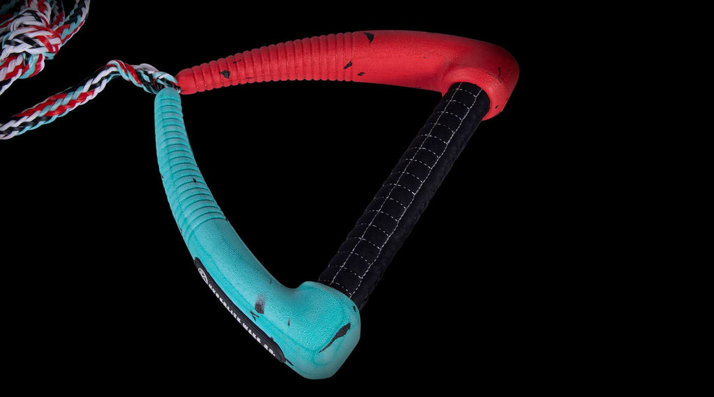 Hyperlite 25' Pro Surf Rope w/ Handle Red & Teal