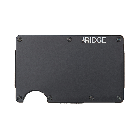 Ridge Black Aluminum Wallet