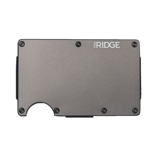 Ridge Gunmetal Aluminum Wallet