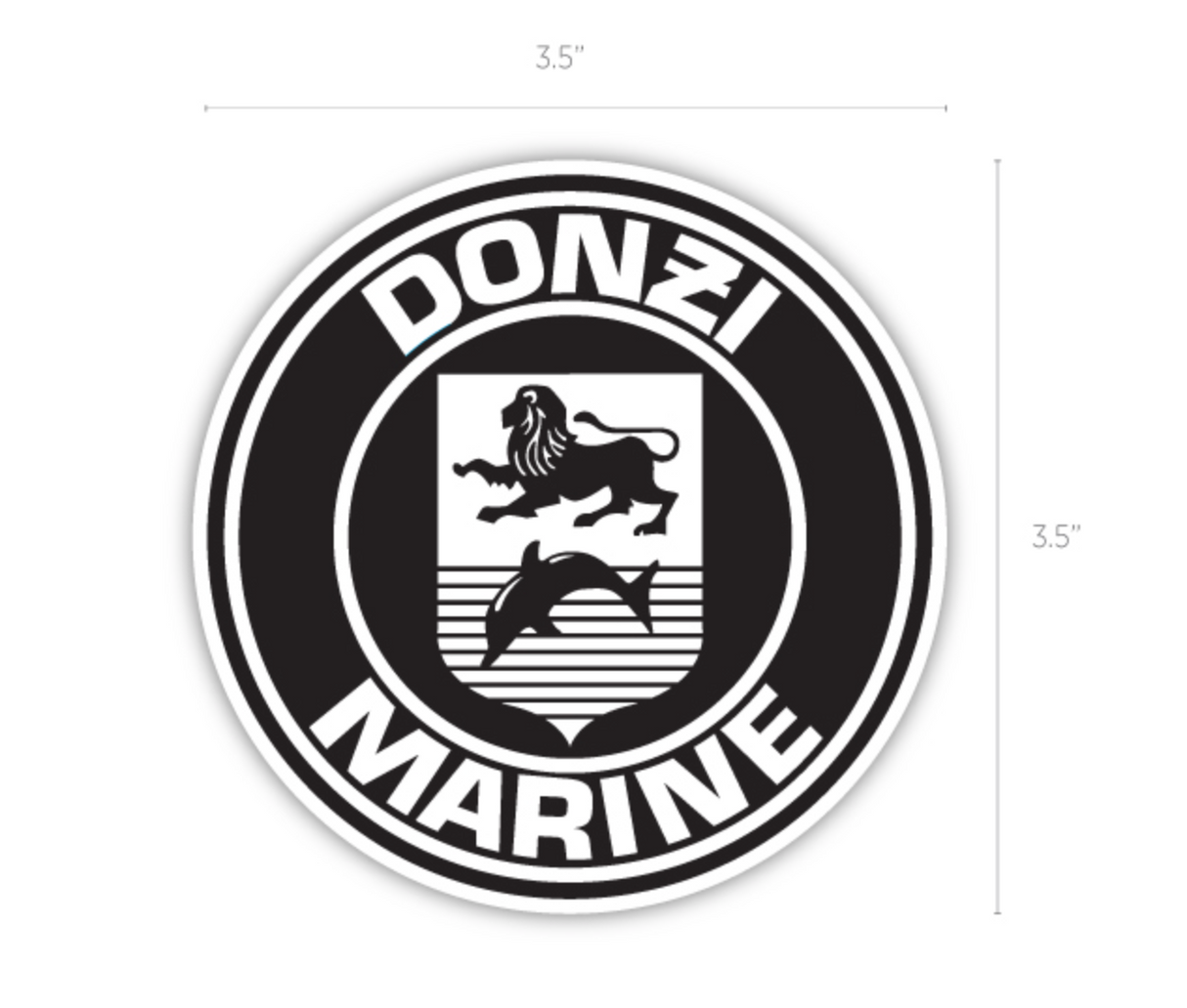 Donzi Seal Sticker