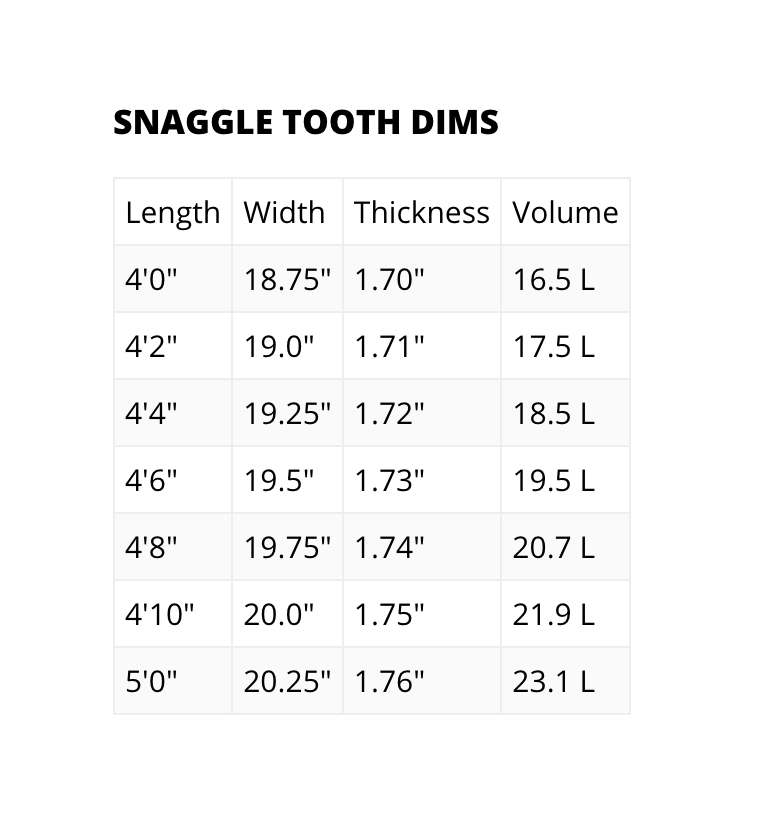 Rusty Surfboards Snaggle Tooth 4'8 Wakesurfer