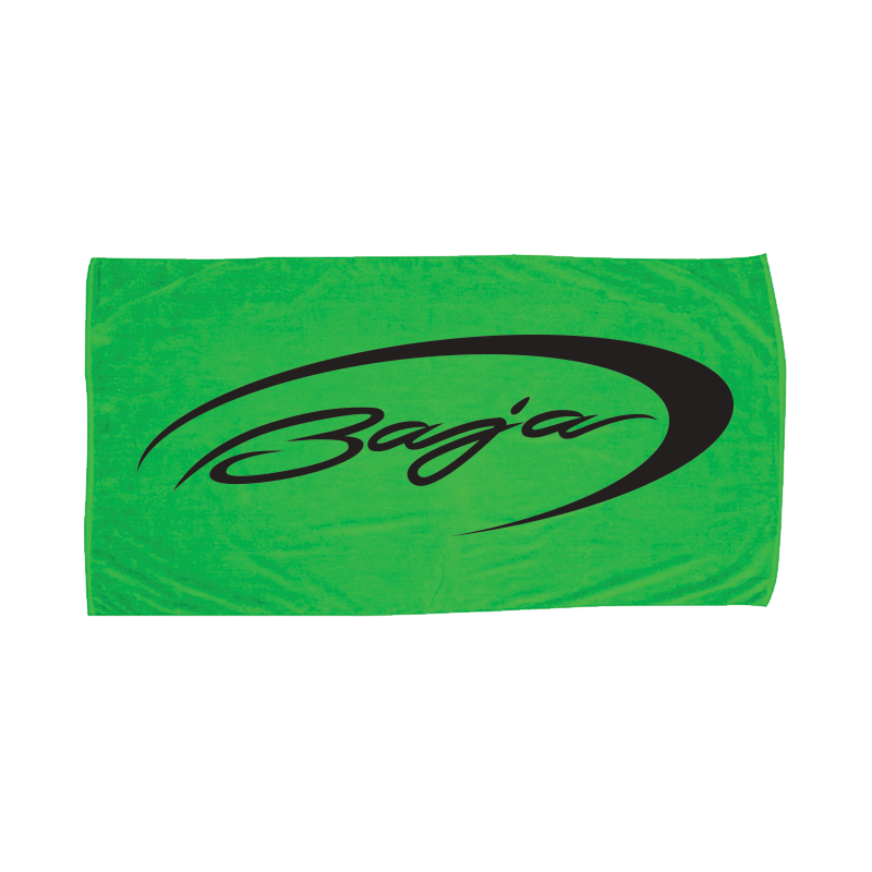 Baja Boats Green Towel