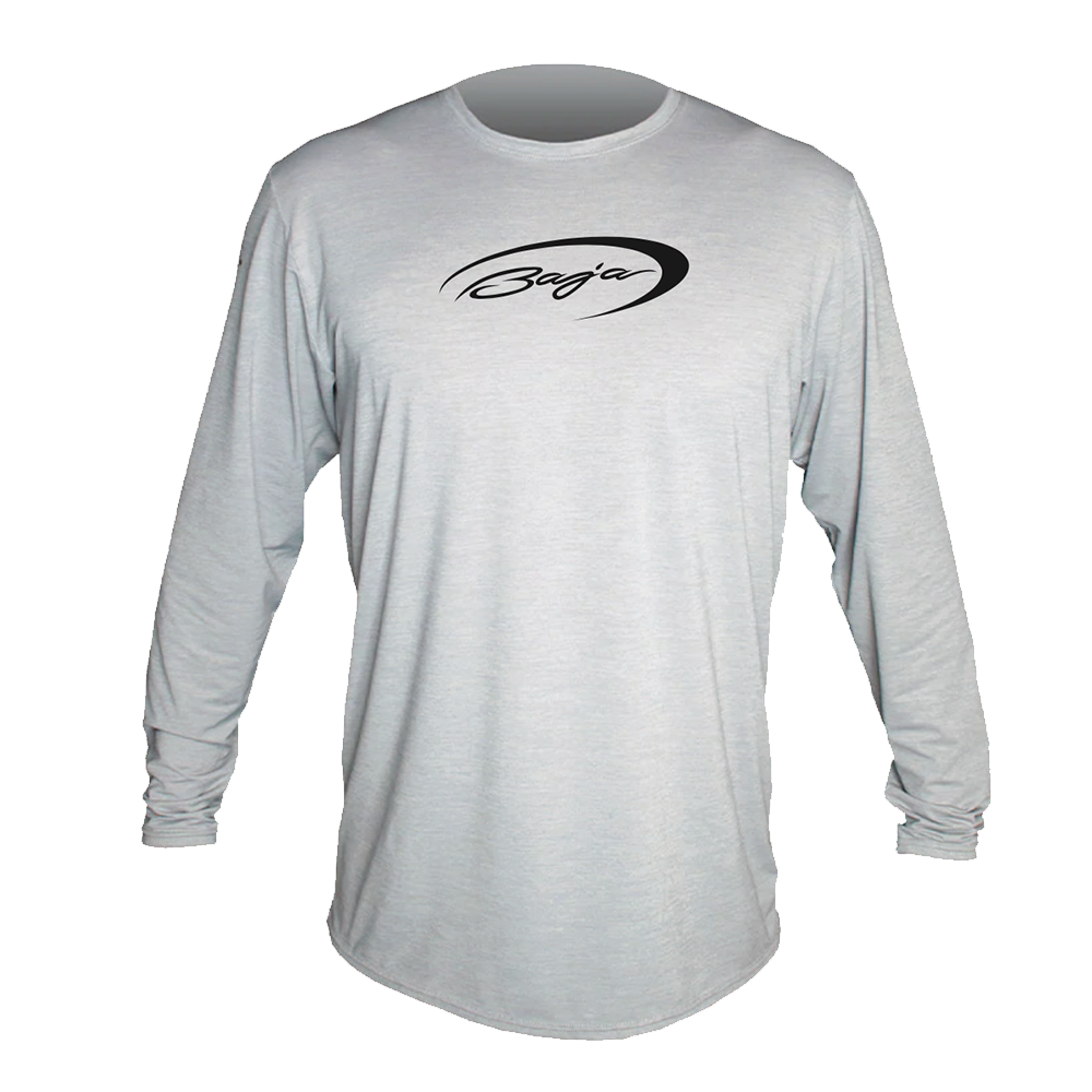 Baja Marine Low Pro Dri Fit Long Sleeve Alloy Grey