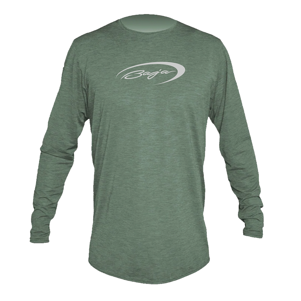 Baja Marine Low Pro Dri Fit Long Sleeve Olive