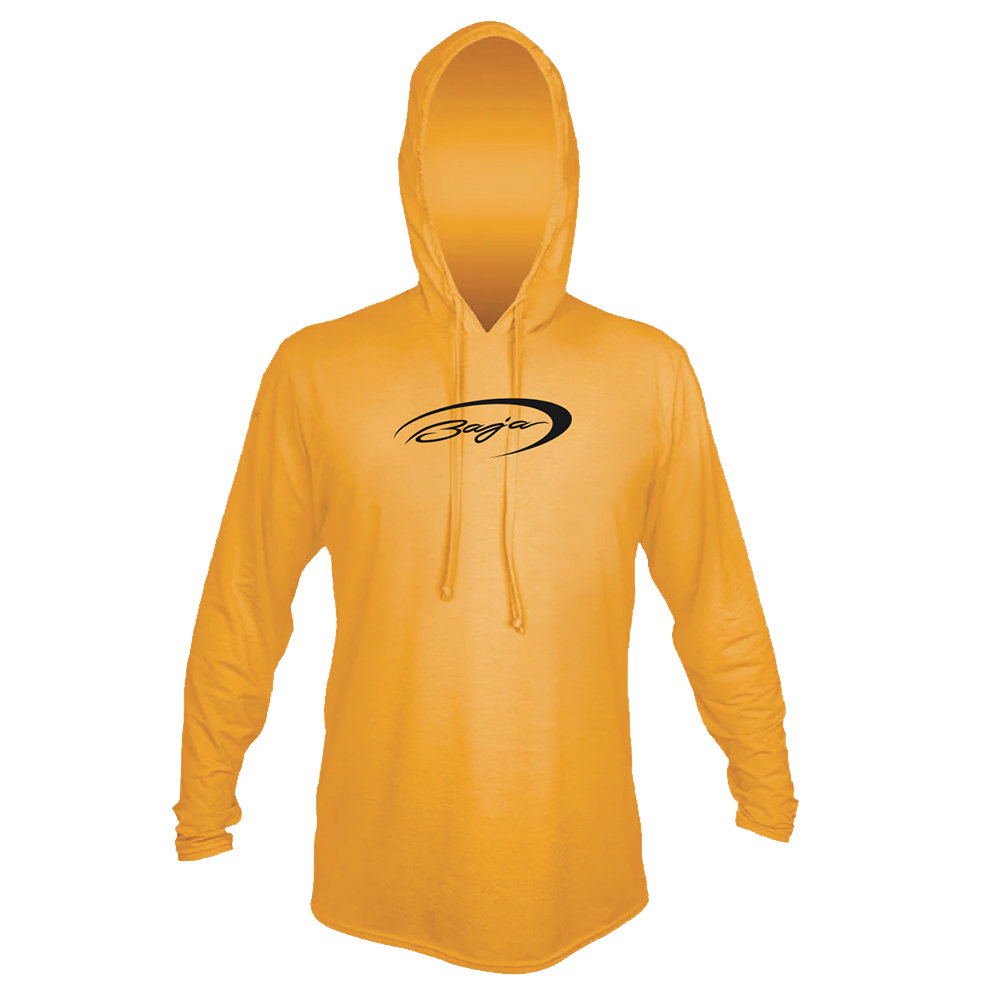 Baja Marine Low Pro Dri Fit Sun Hoodie Orange