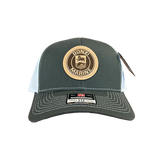 Donzi Crest Leather Patch Charcoal Hat