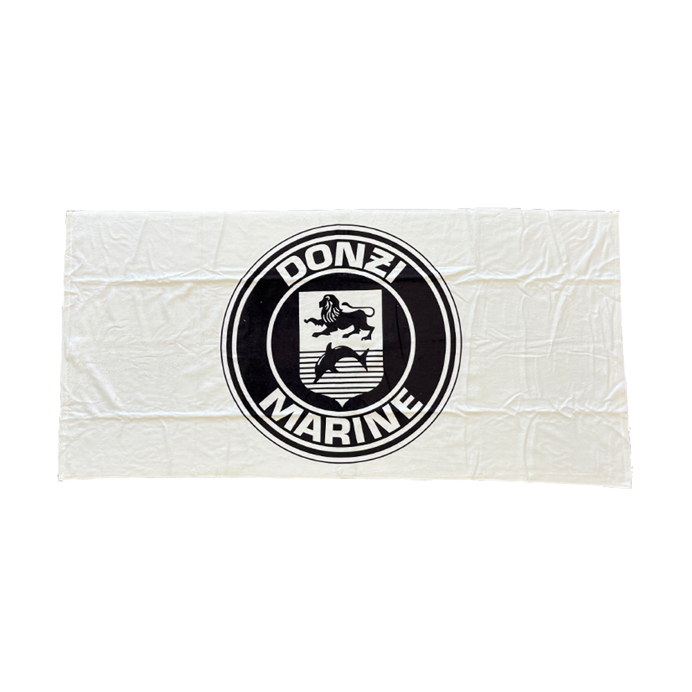 Donzi White Patch Towel