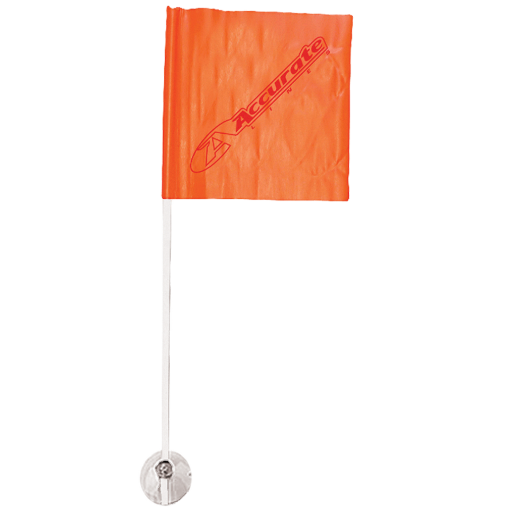 HO Skier Down Flag + Suction Cup
