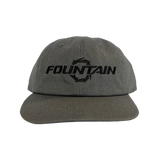 Fountain Powerboats Embroidered Dad Hat Charcoal