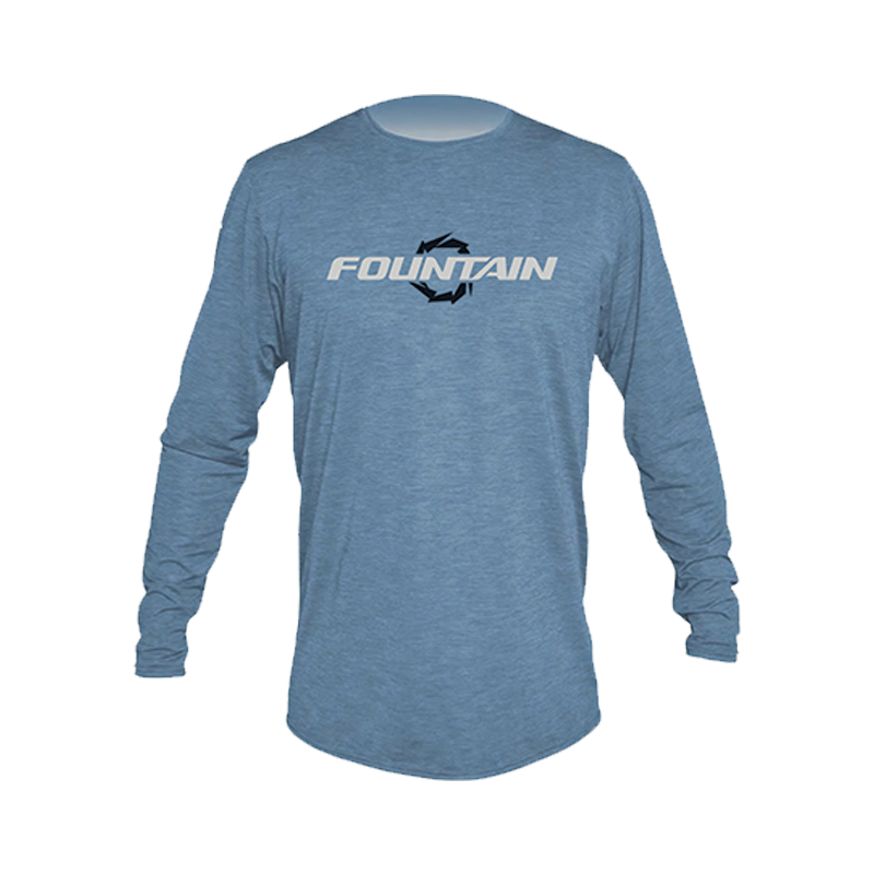 Fountain UPF Dri Fit Fun Run Long Sleeve Blue