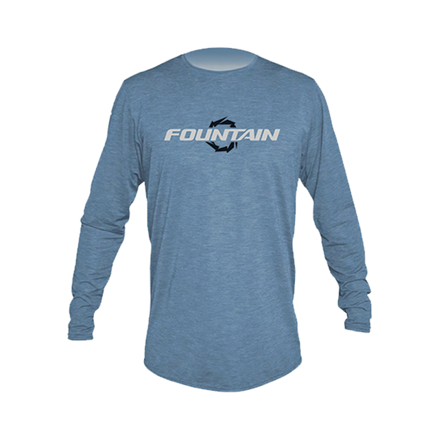 Fountain UPF Dri Fit Fun Run Long Sleeve Blue