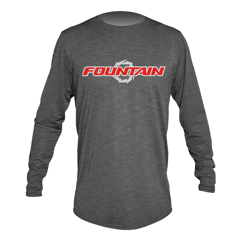 Fountain UPF Dri Fit Fun Run Long Sleeve Charcoal