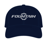 Fountain Powerboats Embroidered Dad Hat Navy