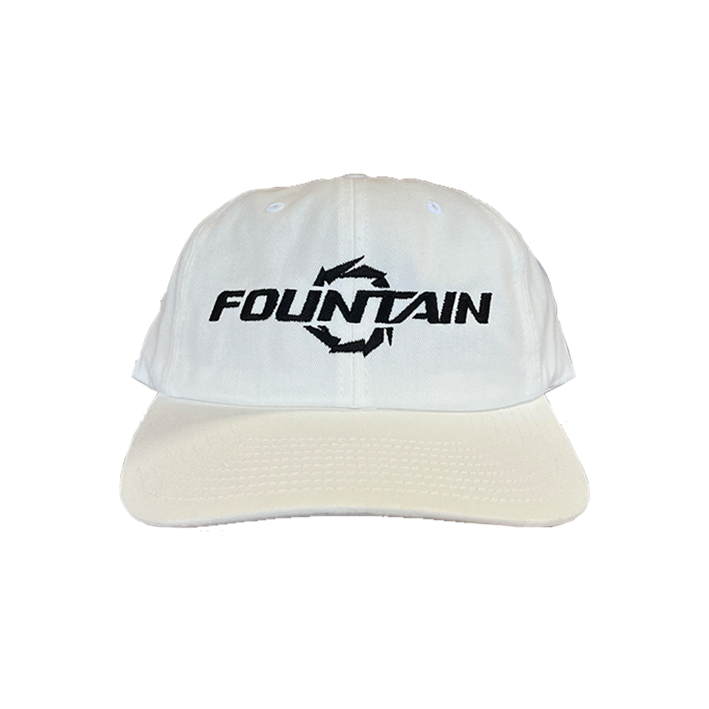 Fountain Powerboats Embroidered Dad Hat White