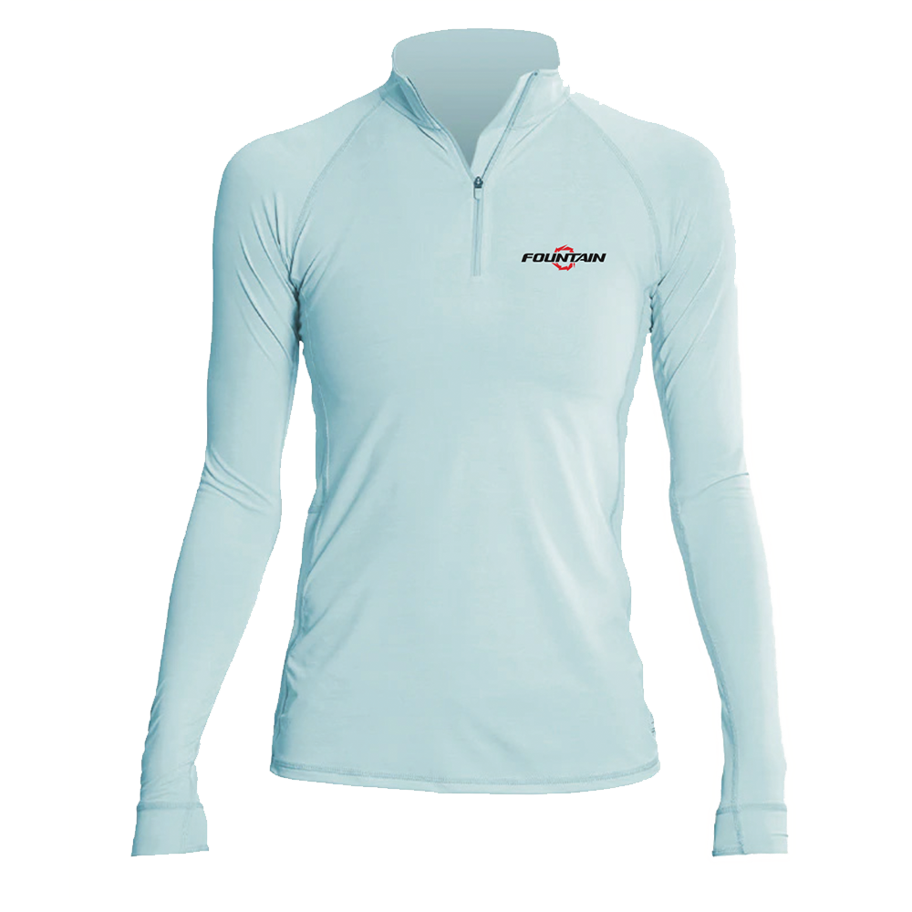 Fountain Powerboats Womens Flight Tech Dri Fit 1/4 Zip