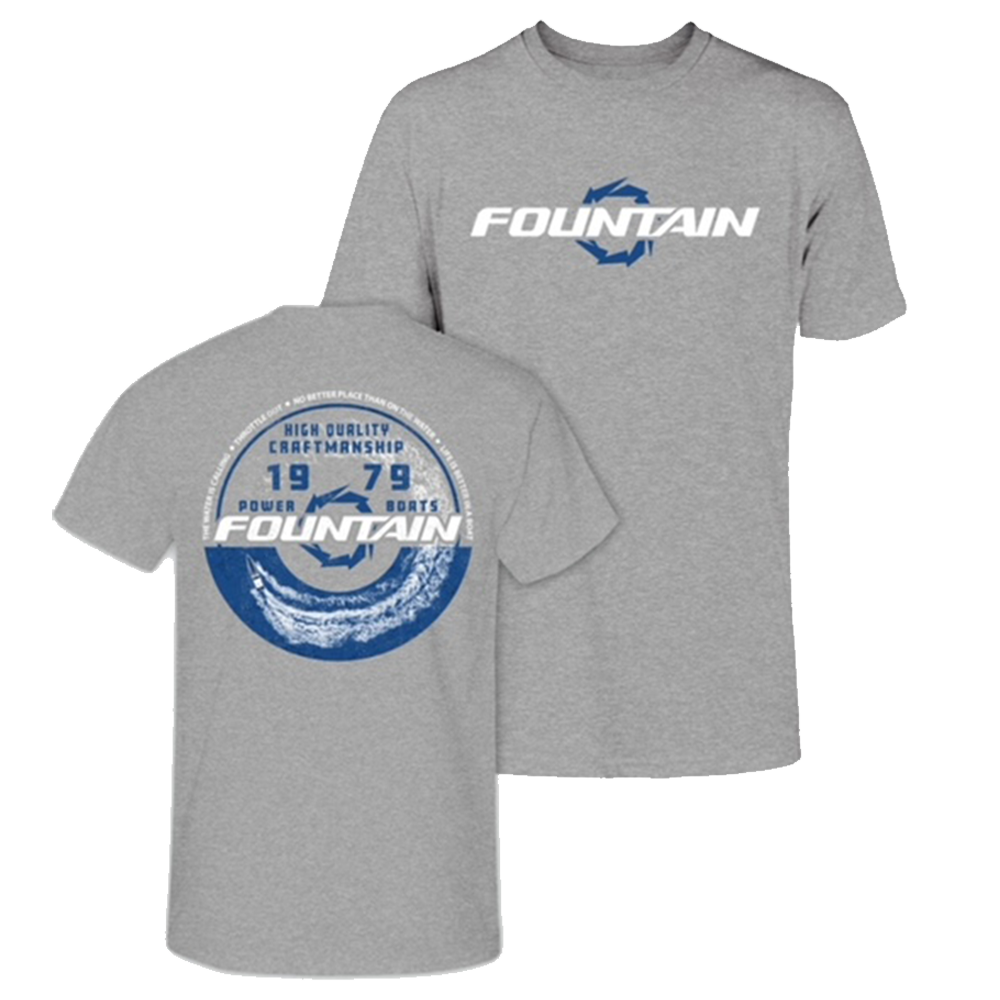 Fountain Powerboats Short Sleeve Label Tee