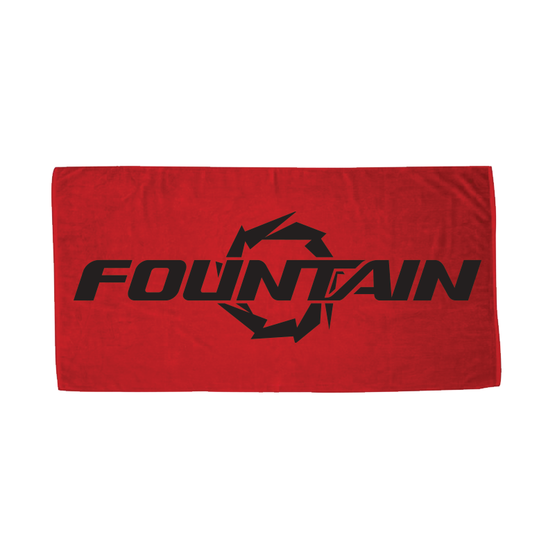 Fountain Boats Red Towel