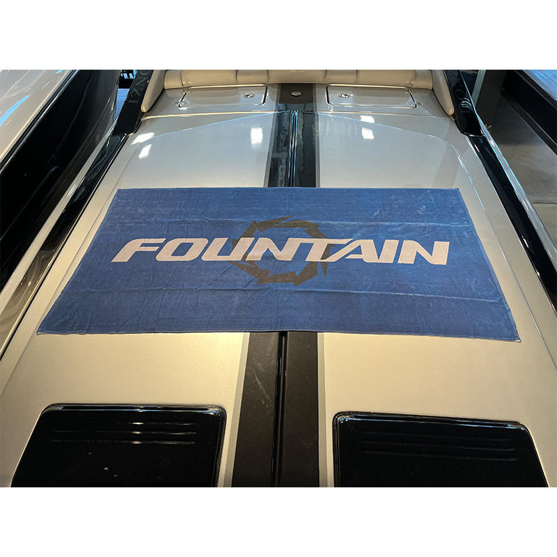 Fountain Powerboats Waves Towel Navy